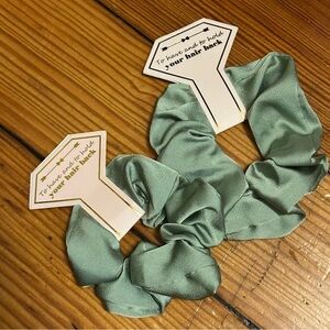 NEW “To Have and To Hold Your Hair Back” Bridesmaid Scrunchies - 2x